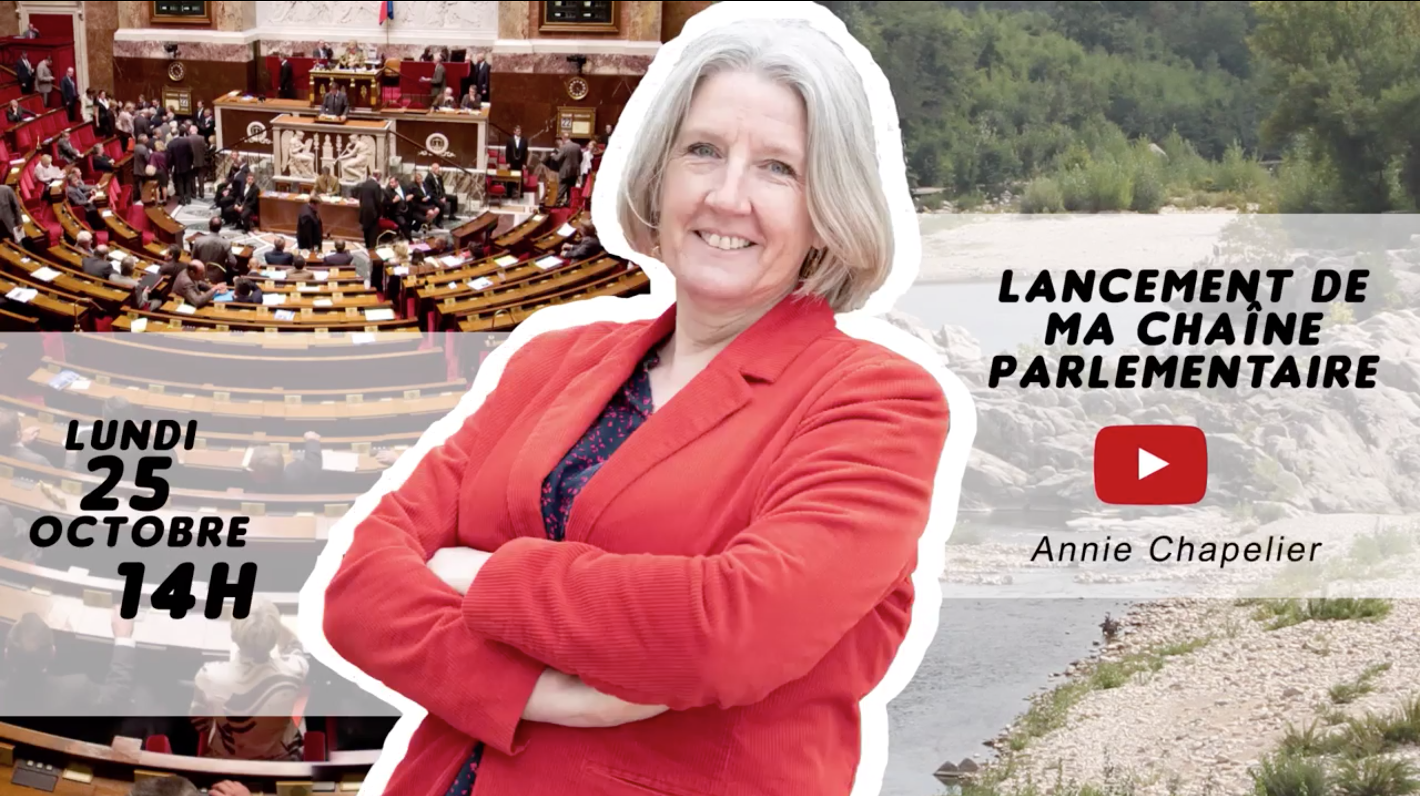 La députée Annie Chapelier lance sa chaîne  youtube parlementaire .