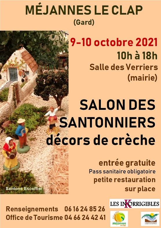 SALON DES SANTONNIERS – 9 / 10 Octobre à Méjannes le Clap