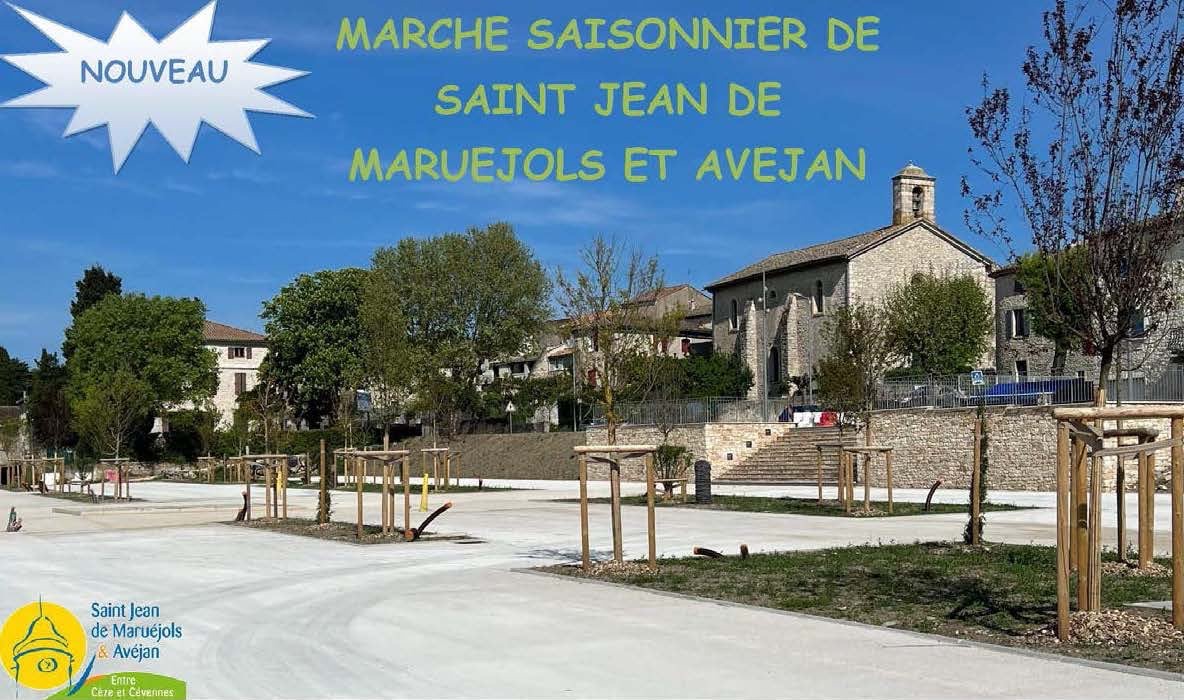 Saint-Jean-de-Maruéjols :  Nouvel emplacement pour le marché estival du dimanche .