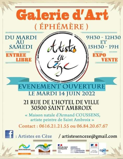 Saint-Ambroix : Une galerie d’art éphémère