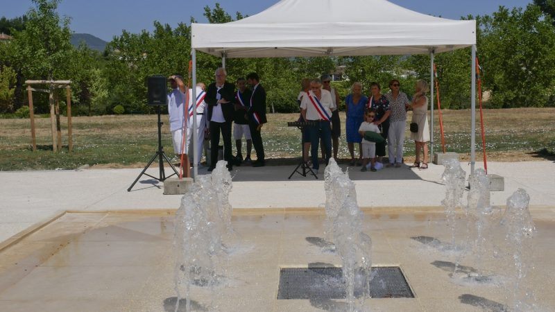 Saint Jean de Maruéjols et Avéjan : Inauguration de la toute nouvelle esplanade 