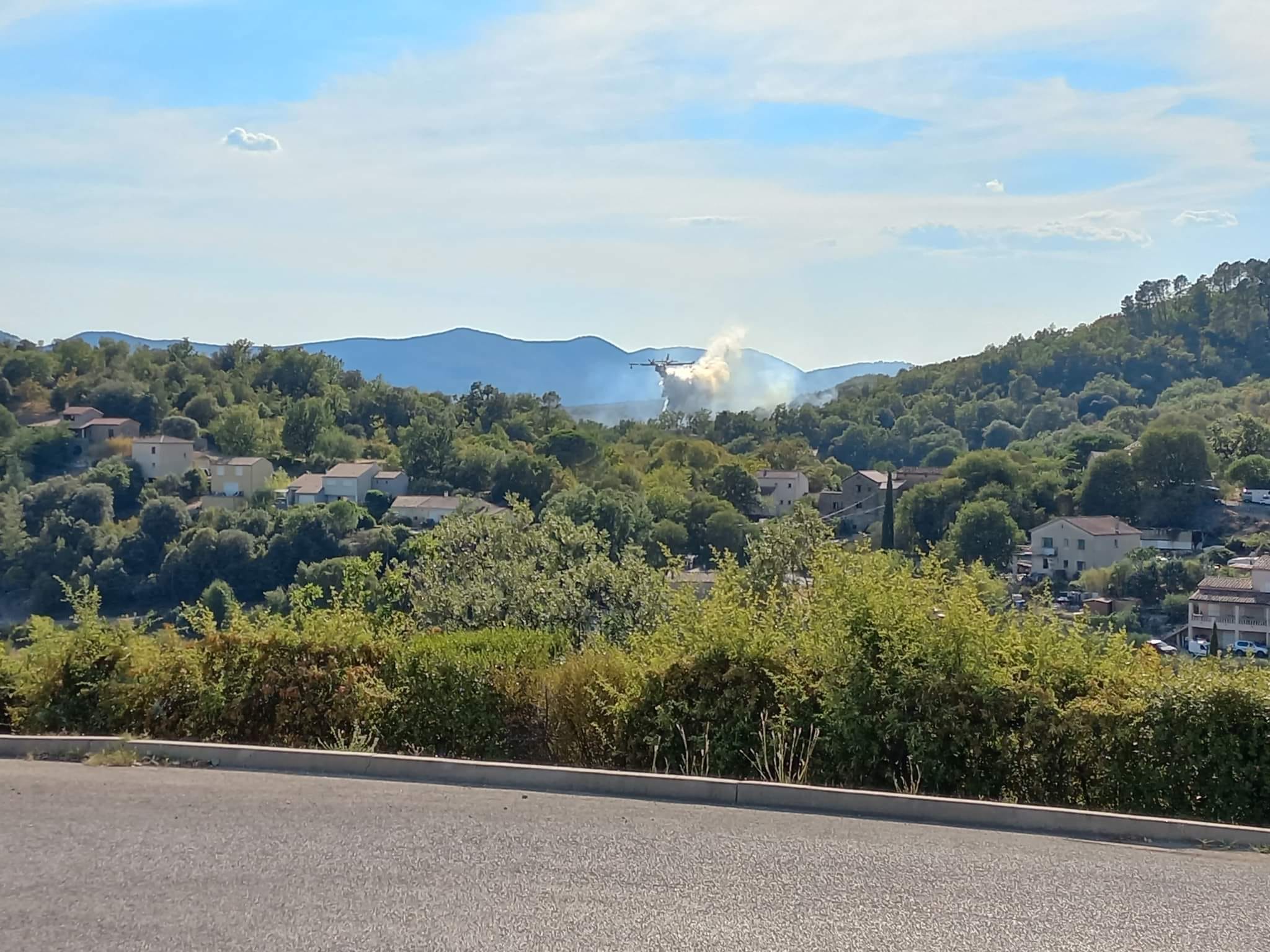Saint-Martin-de-Valgalgues : Un incendie en cours
