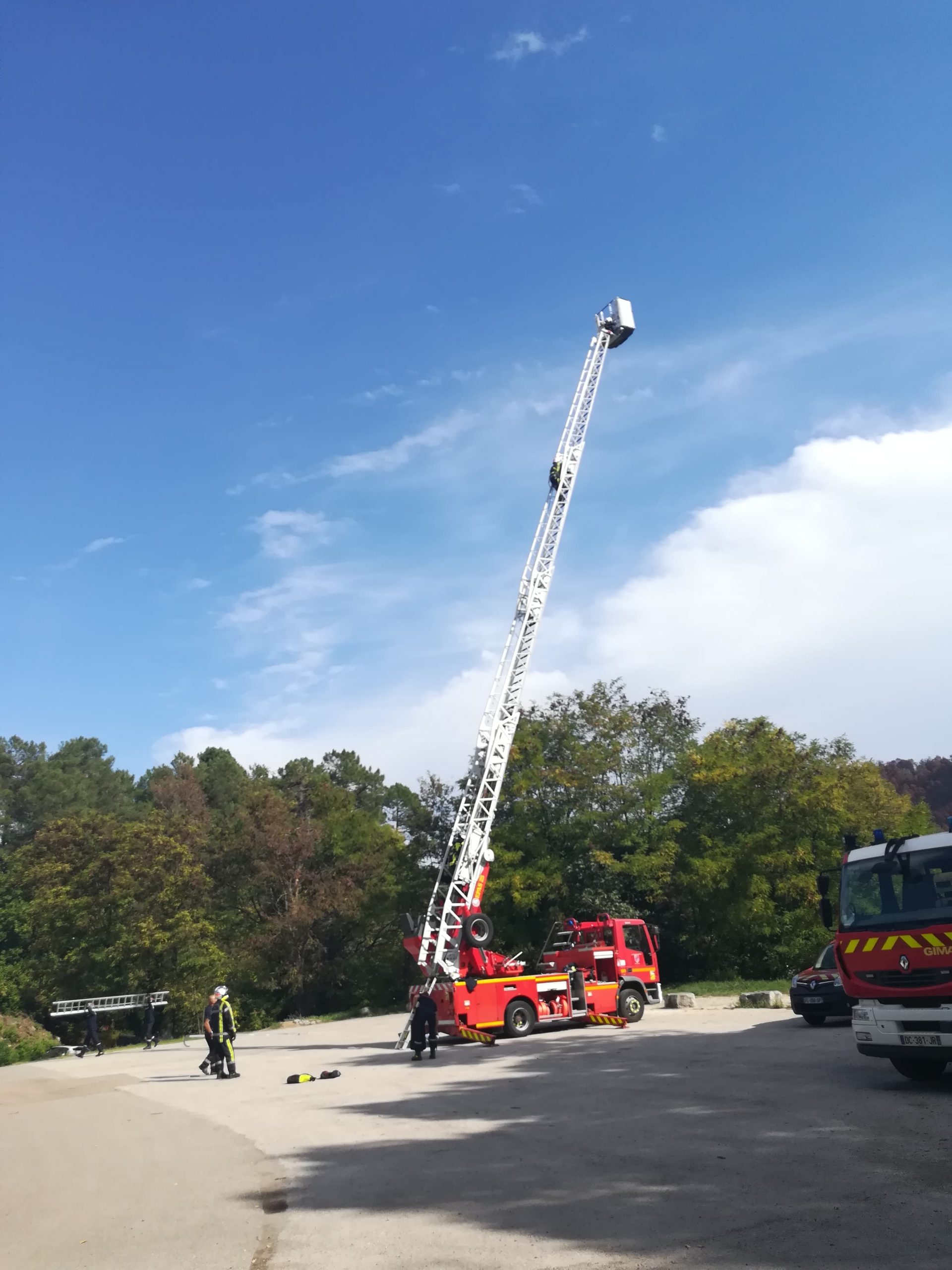 Bessèges : Manœuvre d’entraînement pour les sapeurs pompiers