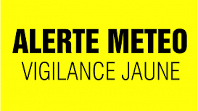 Meteo : vigilance jaune 