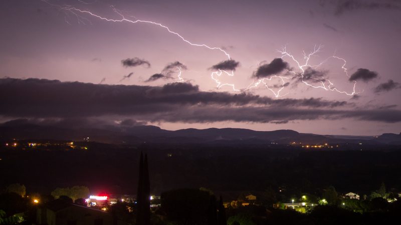 Des orages parfois violents sont prévus du côté du Gard