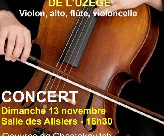 Méjannes le Clap : Concert gratuit de l’Ensemble Instrumental de l’Uzège